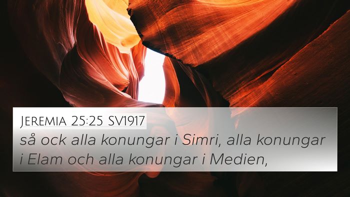 Jeremia 25:25 SV1917 Bible Verse Image