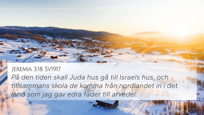 Jeremia 3:18 SV1917 Bible Verse Image