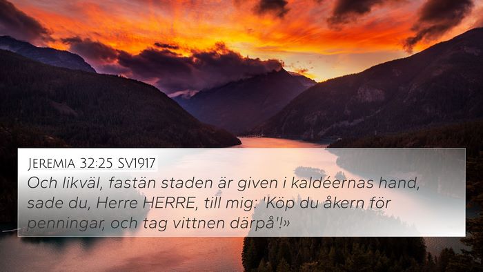 Jeremia 32:25 SV1917 Bible Verse Image