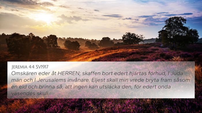 Jeremia 4:4 SV1917 Bible Verse Image