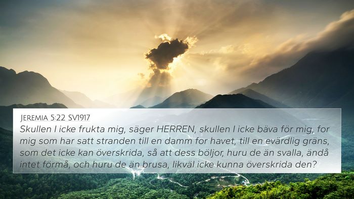 Jeremia 5:22 SV1917 Bible Verse Image