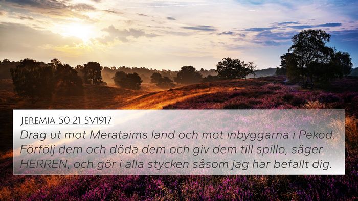 Jeremia 50:21 SV1917 Bible Verse Image
