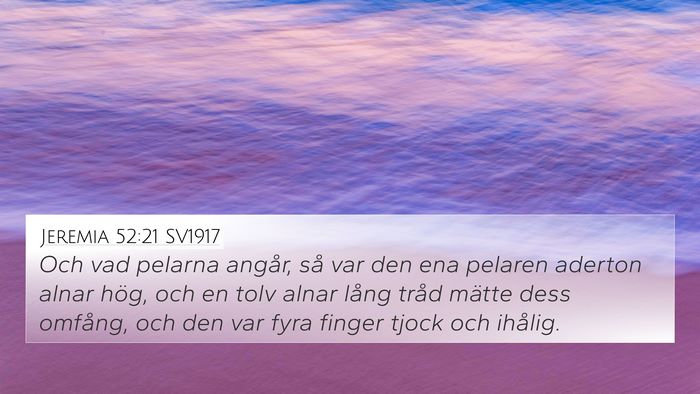 Jeremia 52:21 SV1917 Bible Verse Image