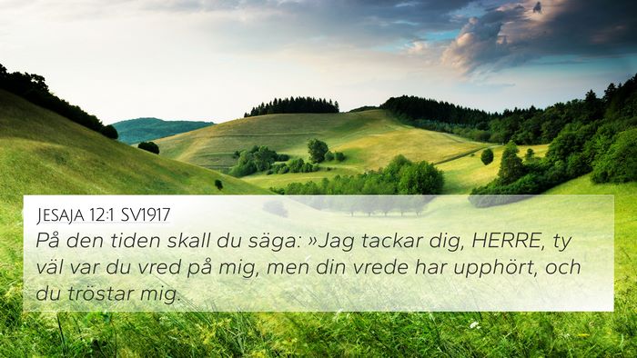 Jesaja 12:1 SV1917 Bible Verse Image