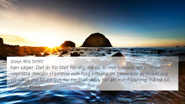 Jesaja 49:6 SV1917 Bible Verse Image