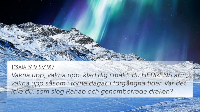 Jesaja 51:9 SV1917 Bible Verse Image
