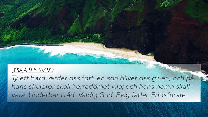 Jesaja 9:6 SV1917 Bible Verse Image