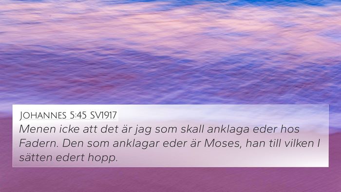 Johannes 5:45 SV1917 Bible Verse Image