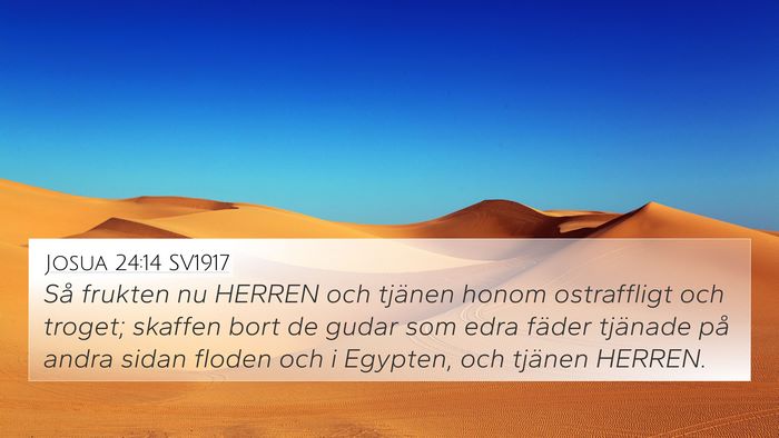 Josua 24:14 SV1917 Bible Verse Image