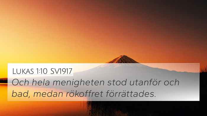 Lukas 1:10 SV1917 Bible Verse Image