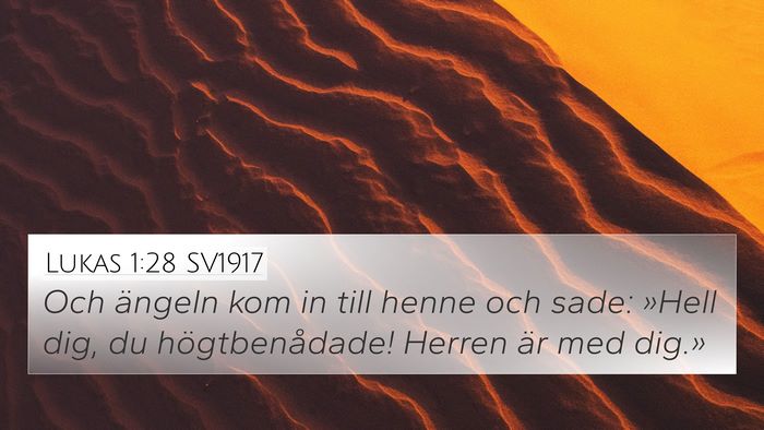 Lukas 1:28 SV1917 Bible Verse Image