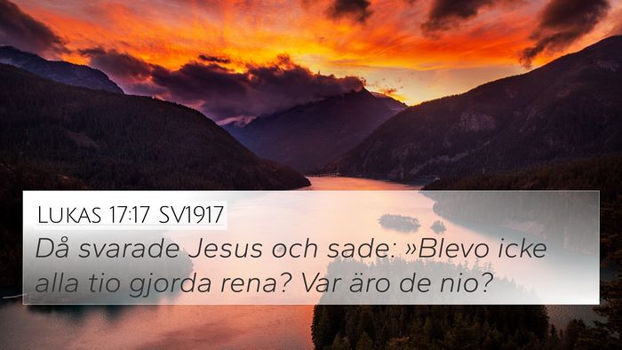 Lukas 17:17 SV1917 Bible Verse Image