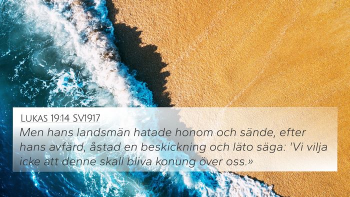 Lukas 19:14 SV1917 Bible Verse Image