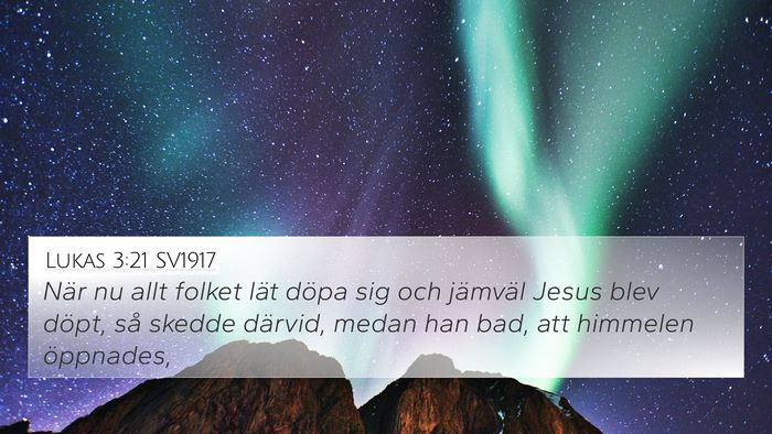 Lukas 3:21 SV1917 Bible Verse Image