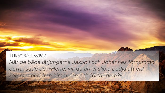 Lukas 9:54 SV1917 Bible Verse Image