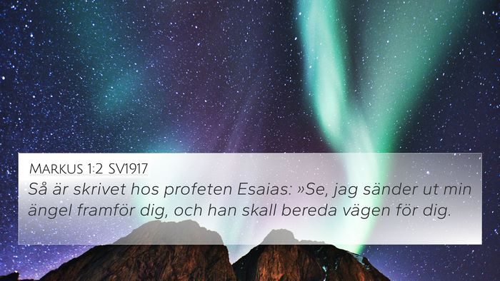 Markus 1:2 SV1917 Bible Verse Image