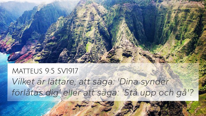 Matteus 9:5 SV1917 Bible Verse Image