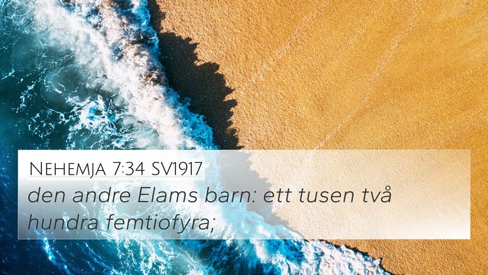 Nehemja 7:34 SV1917 Bible Verse Image