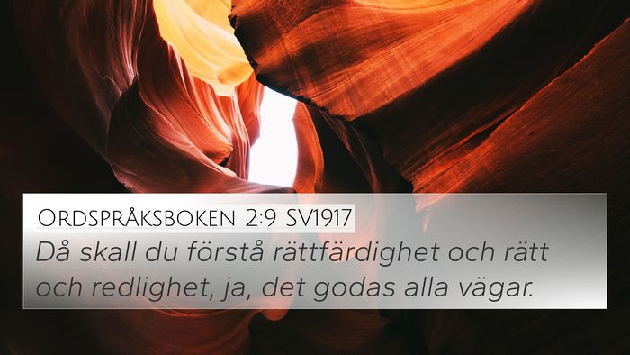 Ordspråksboken 2:9 SV1917 Bible Verse Image