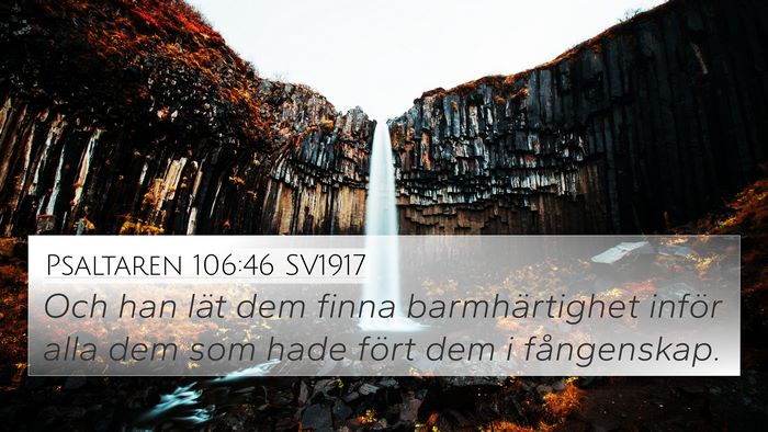Psaltaren 106:46 SV1917 Bible Verse Image