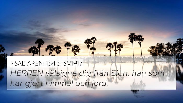 Psaltaren 134:3 SV1917 Bible Verse Image