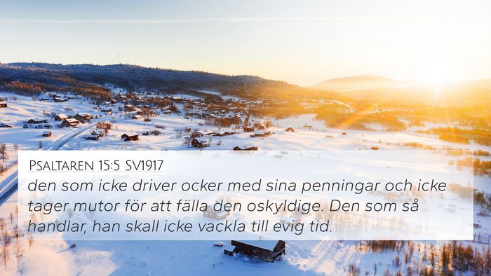 Psaltaren 15:5 SV1917 Bible Verse Image