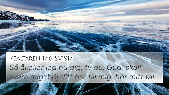 Psaltaren 17:6 SV1917 Bible Verse Image