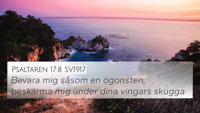 Psaltaren 17:8 SV1917 Bible Verse Image