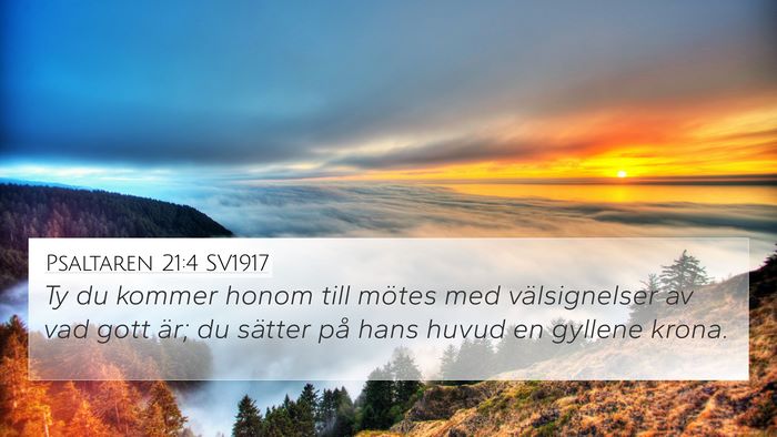 Psaltaren 21:4 SV1917 Bible Verse Image