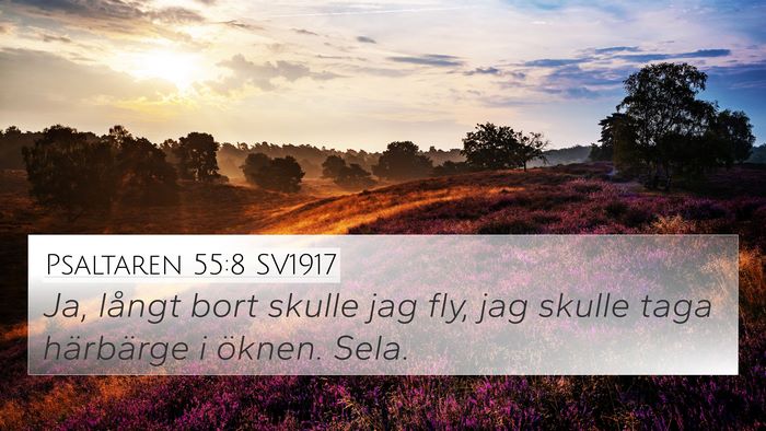 Psaltaren 55:8 SV1917 Bible Verse Image
