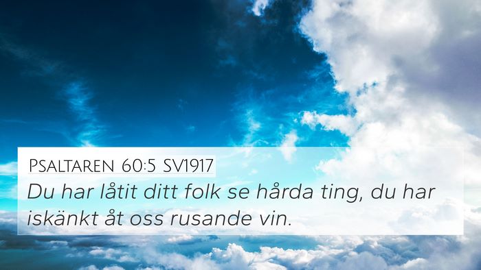 Psaltaren 60:5 SV1917 Bible Verse Image