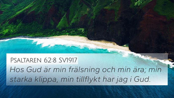 Psaltaren 62:8 SV1917 Bible Verse Image