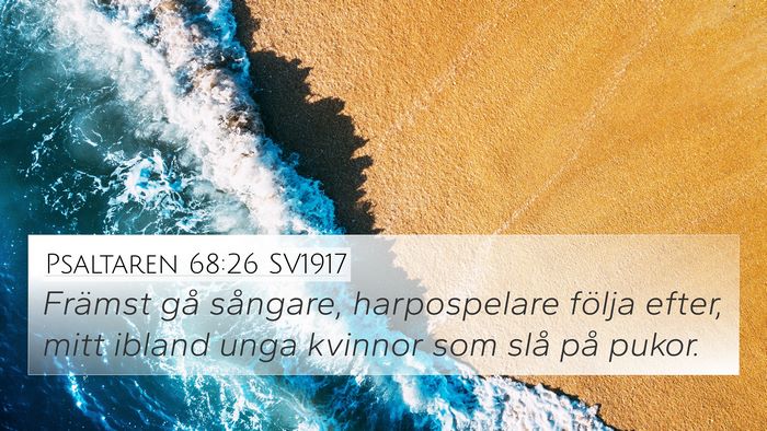 Psaltaren 68:26 SV1917 Bible Verse Image