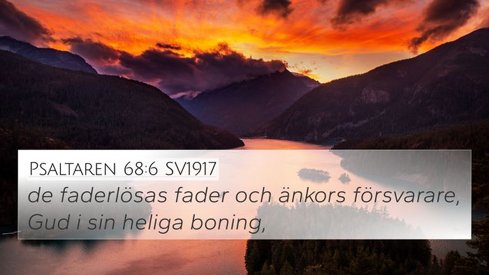 Psaltaren 68:6 SV1917 Bible Verse Image