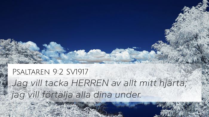 Psaltaren 9:2 SV1917 Bible Verse Image
