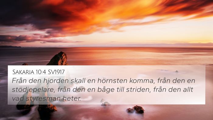 Sakaria 10:4 SV1917 4K Wallpaper - Från den hjorden skall en hörnsten komma, från - 4K Wallpaper Bible Verse