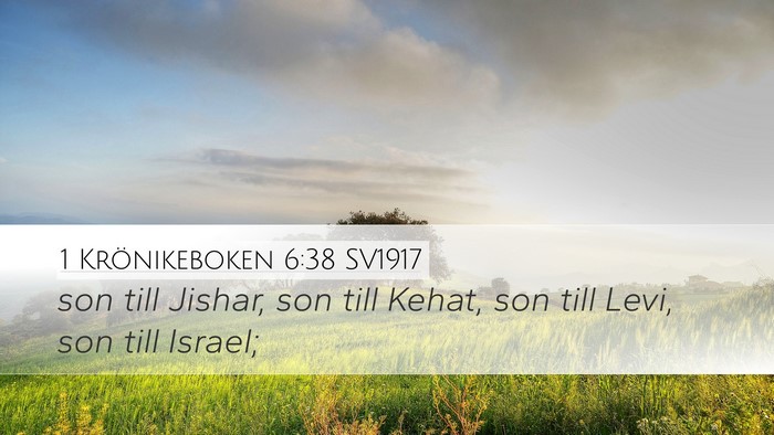 1 Krönikeboken 6:38 SV1917 Bible Verse Image
