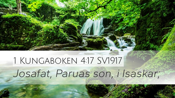 1 Kungaboken 4:17 SV1917 Desktop Wallpaper - Josafat, Paruas son, i - Desktop Bible Verse Wallpaper