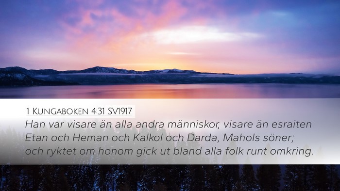 1 Kungaboken 4:31 SV1917 Bible Verse Image