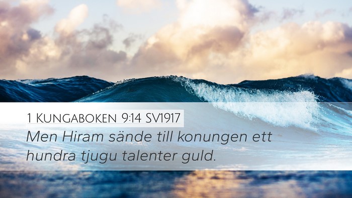 1 Kungaboken 9:14 SV1917 Bible Verse Image