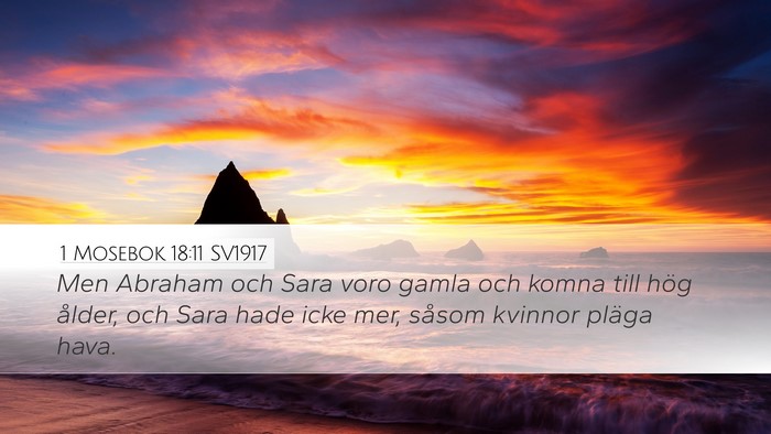 1 Mosebok 18:11 SV1917 Bible Verse Image