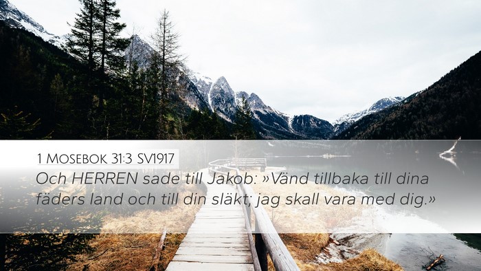 1 Mosebok 31:3 SV1917 Bible Verse Image