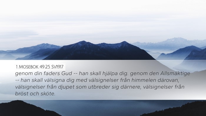 1 Mosebok 49:25 SV1917 Bible Verse Image