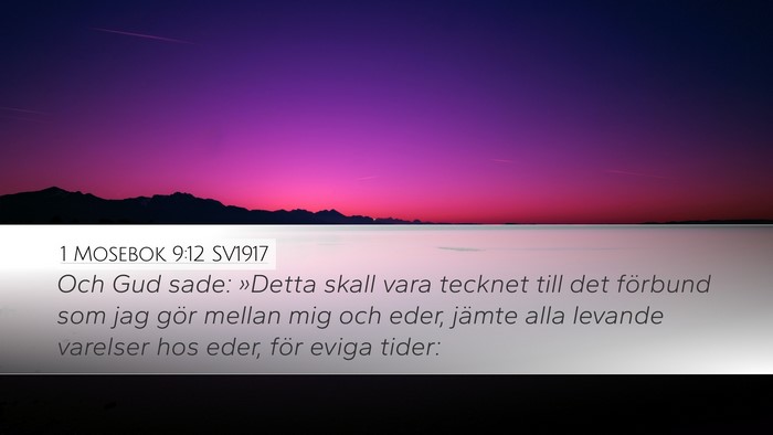1 Mosebok 9:12 SV1917 Bible Verse Image