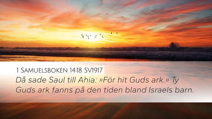 1 Samuelsboken 14:18 SV1917 Bible Verse Image