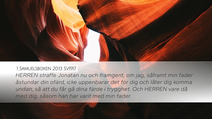 1 Samuelsboken 20:13 SV1917 Bible Verse Image