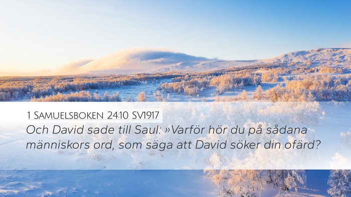 1 Samuelsboken 24:10 SV1917 Bible Verse Image