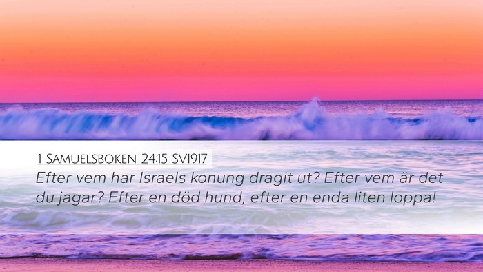 1 Samuelsboken 24:15 SV1917 Bible Verse Image