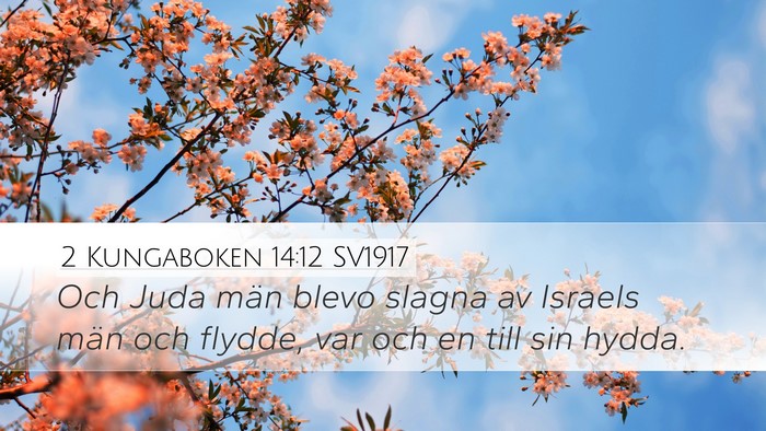 2 Kungaboken 14:12 SV1917 Bible Verse Image