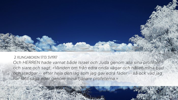 2 Kungaboken 17:13 SV1917 Bible Verse Image